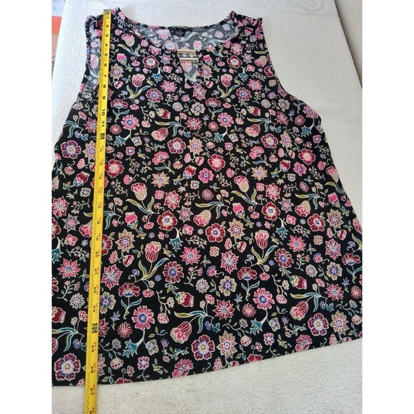 BYdesign Women's Multicolor Floral Print Pullover Blouse Size XL - Picture 7 of 11